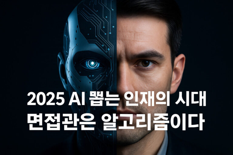 AI인재시대 2025 AI talent selection concept image