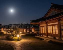 야간 조명을 받아 웅장하게 빛나는 창경궁 홍화문(정문) 전경. 2026 창경궁 물빛연화 야간 관람 입구.
