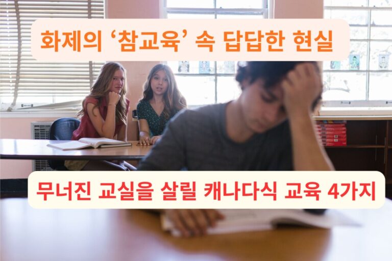 화제의 참교육 속 무너진 교실 환경에서 고통받는 청소년의 모습