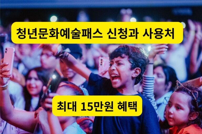 청년문화예술패스로 관람하는 대형 극장의 뮤지컬 및 연극 무대 현장